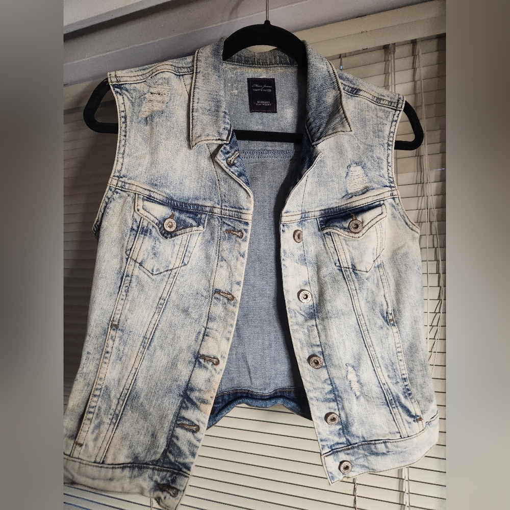 Mavi S/M Distressed Jean Jacket